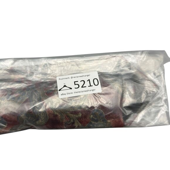 Van Heusen Vintage 100% Silk Dress Tie Paisley Floral Pattern 57" 3.75"‎ - Picture 11 of 11